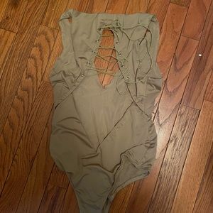 Tan bodysuit